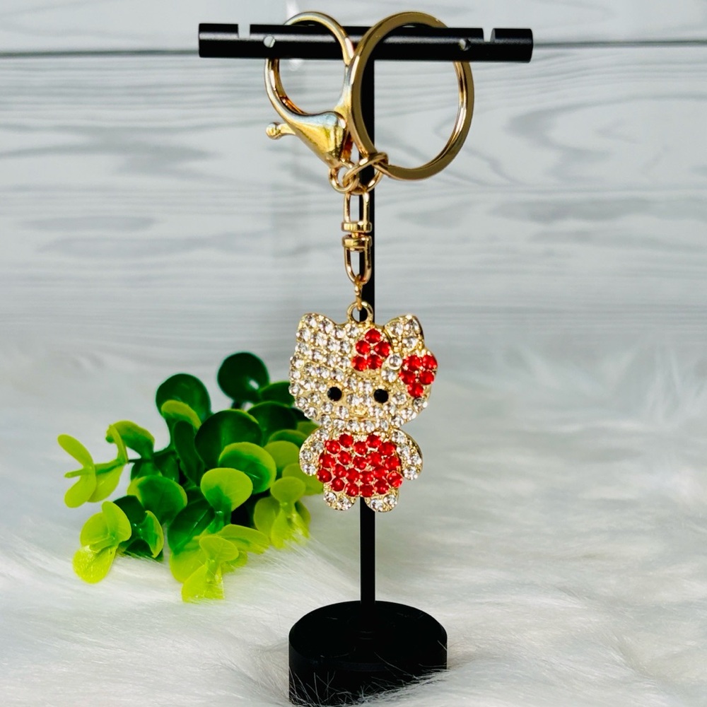 Hello Kitty Red Keychain/Bag Charm - Picture 4 of 10